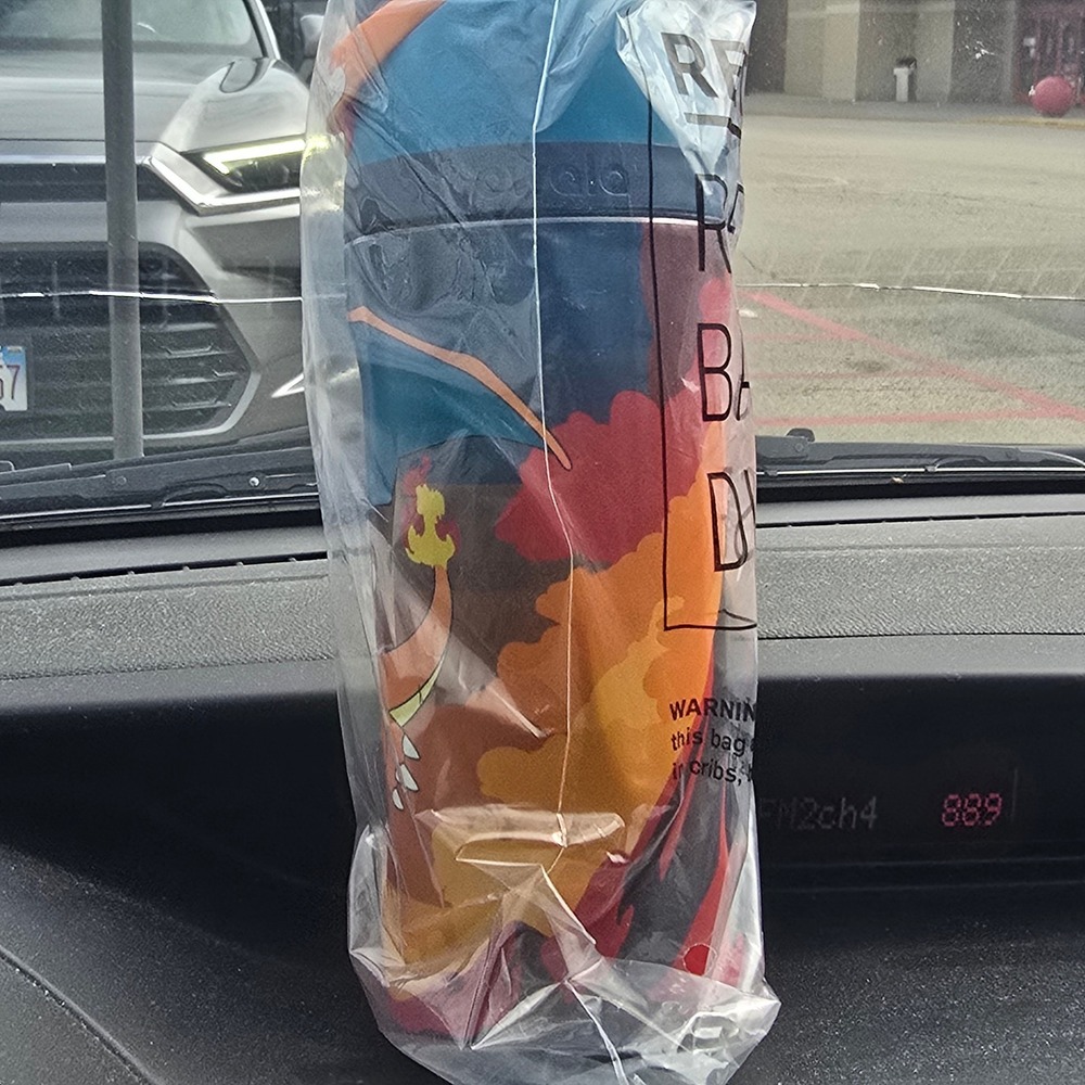 Owala FreeSip Pokemon Charizard Insulated Stainless Steel Water Bottle 16oz NEW - Picture 6 of 6